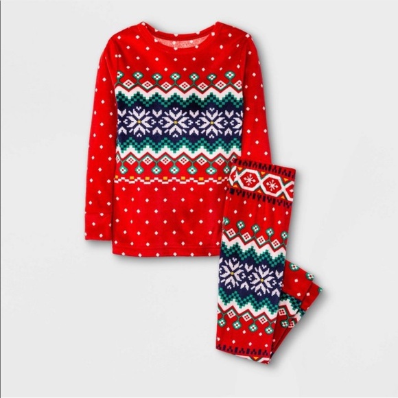 NWT Toddler Boys Snowflake Tight Fit Pajama Set Cat & Jack 4T & 5T - Picture 1 of 5